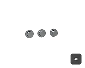 Almar Push Round Термостат для душа, внешняя часть на 2 потребителя, цвет: brushed absolute black E180442.AB