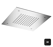 Almar Square 300 Потолочный душ 30х30 см, встраиваемый, 1 режим, цвет: matt black E044171.MB