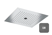 Almar Square 380 Потолочный душ 38х38 см, встраиваемый, 2 режима, цвет: brushed gun metal E044258.GM