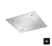 Almar Square 380 Потолочный душ 38х38 см, встраиваемый, 2 режима, цвет: matt black E044217.MB