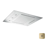 Almar Rectangular Потолочный душ 63х48 см встраиваемый, 3 режима, цвет: polished gold E044190.GO