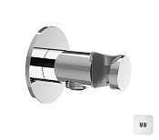 Almar Round Шланговое подключение для лейки с держателем, цвет: matt white E095037.MW