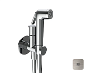 Almar Shut off Внешняя часть гигиенического душа: шланг 120 см, вывод, цвет: nickel brushed E136010.NB