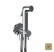 Almar Shut off Гигиенический душ: шланг и вывод с держателем, холод. вода, цвет: brushed high brass E136003.HB