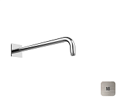 Almar Square Кронштейн для верхнего душа настенный 35 см, цвет: nickel brushed E021112.NB
