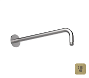 Almar Round Кронштейн для верхнего душа настенный 35 см, цвет: brushed high brass E021093.HB316