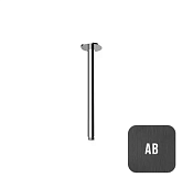 Almar Round Кронштейн для верхнего душа потолочный 30 см, цвет: brushed absolute black E021109.AB