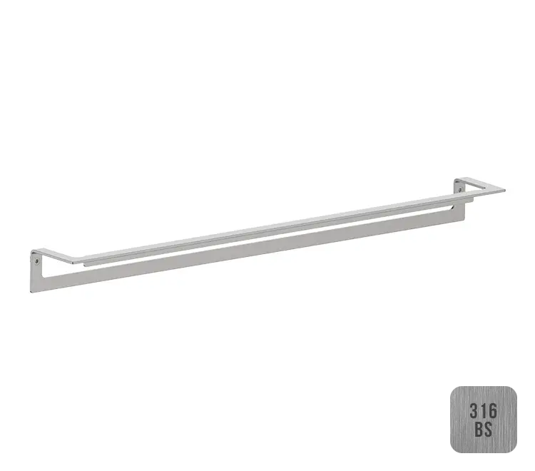 Almar Accessories Полотенцедержатель 60 см, подвесной, цвет: brushed stainless steel E305003.316