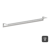 Almar Accessories Полотенцедержатель 60 см, подвесной, цвет: brushed absolute black E305003.AB316