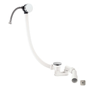 Almar Mixers Слив-перелив для ванны с заливом, цвет: nickel brushed E096004.NB