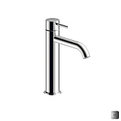 Almar Round Смеситель для раковины на 1 отверстие, без донного клапана, излив 15,3 см, цвет: chrome E214001.CR