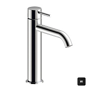 Almar Round Смеситель для раковины на 1 отверстие, без д/к, излив 15,3 см, цвет: matt black E214001.MB