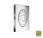 Almar Body Jets Душевая форсунка встраиваемая 12,5х12,5h см, цвет: brushed high brass E044085.HB