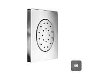 Almar Body Jets Душевая форсунка встраиваемая 12,5х12,5h см, цвет: brushed gun metal E044085.GM