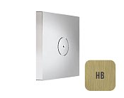 Almar Body Jets Душевая форсунка встраиваемая 8х8h см, цвет: brushed high brass E044261.HB