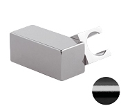 Remer Держатель ручного душа регулируемый, цвет: cromo nero spazzolato 339SSCFP