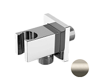 Remer Шланговое подключение с держателем душа, цвет: visual inox 337QXV