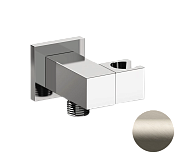 Remer Шланговое подключение с поворотным держателем душа, цвет: visual inox 337SXV