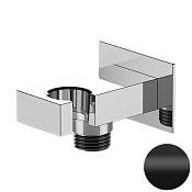 Remer Шланговое подключение с держателем душа, цвет: nero opaco 337WNO