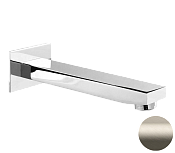 Remer Qubika Излив настенный 18 см, цвет: visual inox 91QXV