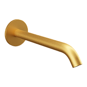 Remer X Style Излив настенный 18,3 см, цвет: oro spazzolato 91XLBG