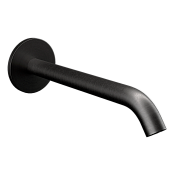 Remer X Style Излив настенный 18,3 см, цвет: cromo nero spazzolato 91XLCFP