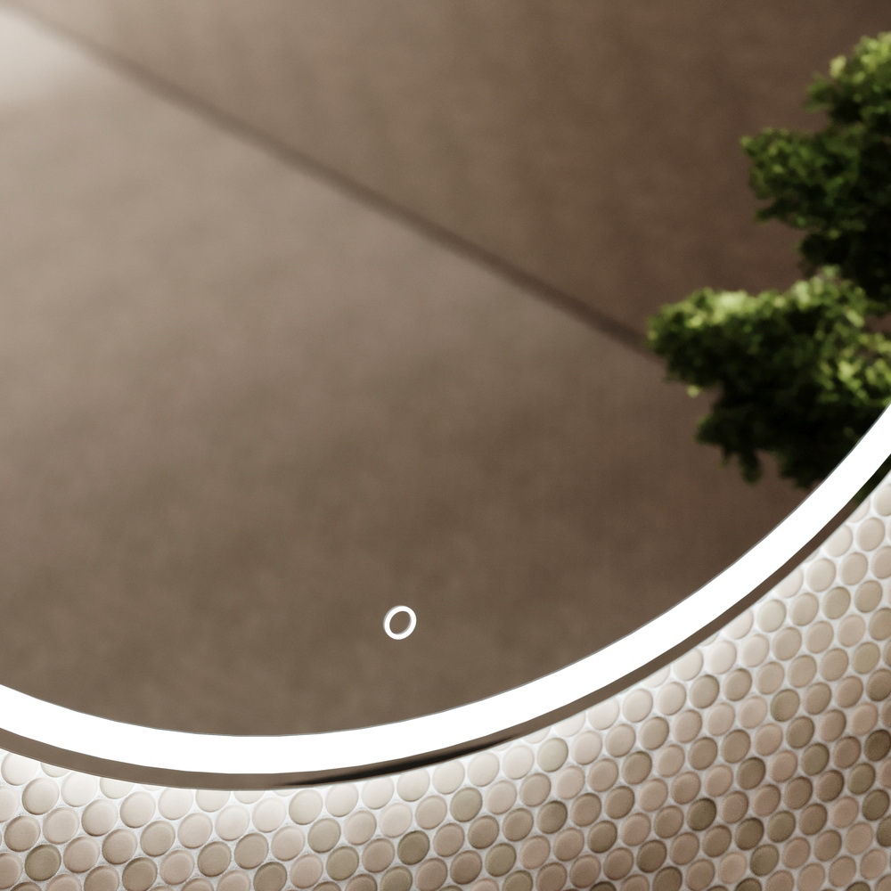 Sancos Bella Зеркало с подсветкой d90 см, сенсорный выключатель BE900