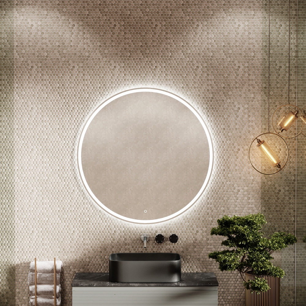 Sancos Bella Зеркало с подсветкой d100 см, сенсорный выключатель BE1000