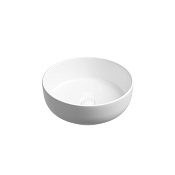 Ceramicanova Taycan Раковина чаша d37,5 см, без перелива, цвет: белый глянцевый CN12003