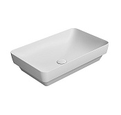 GSI Pura Раковина чаша 60x38x14h см, без перелива, без д/к, цвет: белый матовый 883709