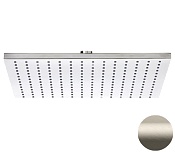 Remer Верхний душ 30x30 см, 1 режим, без кронштейна, цвет: visual inox 359SSLXVX