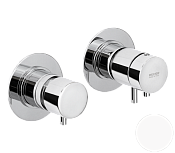 Remer X Style Термостат для ванны встраиваемый 2 потребителя с внутренней частью, цвет: bianco opaco XT96BO