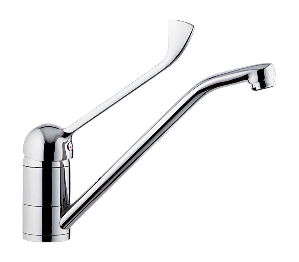 Remer Kiss Смеситель для раковины, без донного клапана, высота излива 16 см, цвет: cromo K44