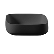 ArtCeram Cognac Раковина чаша 55x35x15,5h см, без перелива, покрытие Saniglaze, цвет: glossy black COL008 03 34