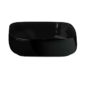 ArtCeram Cognac Раковина чаша 55x35x15,5h см, без перелива, покрытие Saniglaze, цвет: matt black COL008 17 34