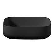 ArtCeram Cognac Раковина чаша 56x41x15,5h см, без перелива, покрытие Saniglaze, цвет: matt black COL009 17 34