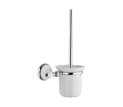 Remer Epoca Ершик для унитаза подвесной, с керамической колбой, цвет: cromo EP66CR