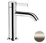 Remer Metrica Смеситель для раковины, без донного клапана, высота излива 9,3 см, цвет: visual inox MC12XV