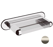 Remer Излив настенный для ванны каскадный 11,6 см, цвет: visual steel 91NCXV