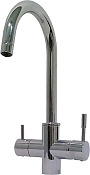 Paini Cox Смеситель для кухни с возможностью подключения фильтра, высота излива 25,6 см, цвет: хром 78CR6433VL2KM