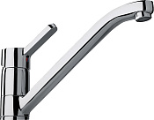 Paini Arena Смеситель для кухни с поворотным изливом, длина излива 22,7 см, цвет: хром 92CR573KM