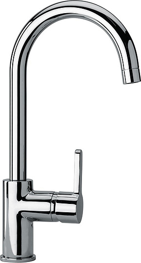 Paini Arena Смеситель для кухни, высота излива 26,3 см, без донного клапана, цвет: хром 92CR572LLFTKM