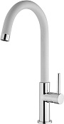 Paini Sky Смеситель для кухни с поворотным изливом, на 1 отв., высота излива 26 см, цвет: хром 78CR5722LSLMKM
