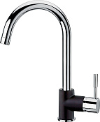 Paini Cox Смеситель для кухни с поворотным изливом, высота излива 22 см, цвет: хром 78H4572CRL2LMKM