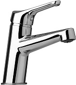 Paini Bios Смеситель для раковины без донного клапана, высота излива 7,1 см, цвет: хром 05CR205LMKM