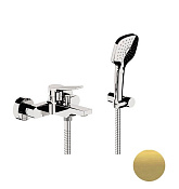 Remer Slash & Dot Смеситель для ванны с душем, цвет: oro spazzolato SL02BG