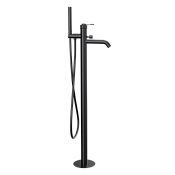 Remer Atelier Смеситель для ванны напольный, со скрытой частью, цвет: cromo nero spazzolato AL08CFP