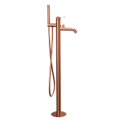 Remer Atelier Смеситель для ванны напольный, излив 18 см, со скрытой частью, цвет: rame spazzolato AL08RP