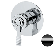 Remer Atelier Смеситель для душа встраиваемый, с встраиваемой частью, цвет: cromo nero spazzolato AL30LCFP