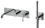 Remer Atelier Смеситель для ванны встраиваемый, излив, лейка, с встраиваемой частью, цвет: cromo AL53D2
